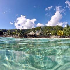 Отель Marama Lodge Tahiti Французская Полинезия, Пунаауиа - отзывы, цены и фото номеров - забронировать отель Marama Lodge Tahiti онлайн пляж