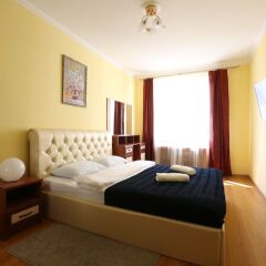 Отель Maxrealty24 Khoroshovskoe Shosse Deluxe Москва комната для гостей фото 2