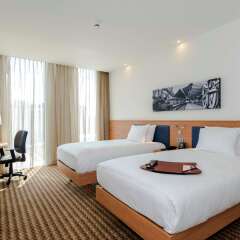 Отель Hampton by Hilton Amsterdam/Arena Boulevard Нидерланды, Амстердам - 2 отзыва об отеле, цены и фото номеров - забронировать отель Hampton by Hilton Amsterdam/Arena Boulevard онлайн комната для гостей фото 4