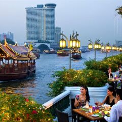 Отель Mandarin Oriental Bangkok Бангкок приотельная территория фото 2