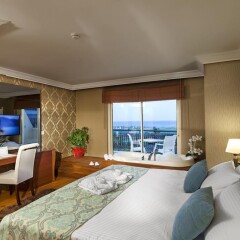 Отель Heaven Beach Resort & Spa - All Inclusive - Adults Only Сиде комната для гостей фото 3