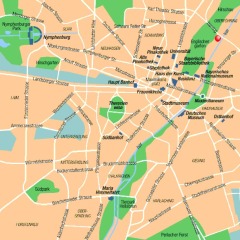 Отель Hilton Munich Park городской автобус