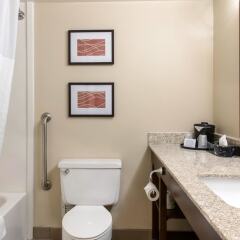 Отель Comfort Inn MSP Airport - Mall of America США, Блумингтон - отзывы, цены и фото номеров - забронировать отель Comfort Inn MSP Airport - Mall of America онлайн ванная