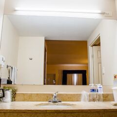 American Inn Hotel & Suites Delicias ванная