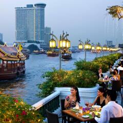 Отель Mandarin Oriental Bangkok Бангкок приотельная территория