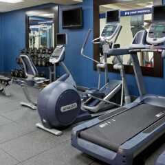 Отель Hampton Inn Manhattan-Times Square North США, Нью-Йорк - 1 отзыв об отеле, цены и фото номеров - забронировать отель Hampton Inn Manhattan-Times Square North онлайн фитнесс-зал фото 4
