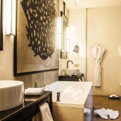 Отель Villa Diyafa Boutique Hôtel & Spa Марокко, Рабат - отзывы, цены и фото номеров - забронировать отель Villa Diyafa Boutique Hôtel & Spa онлайн ванная фото 2