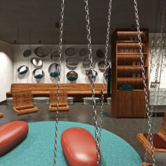 25hours Hotel at MuseumsQuartier фитнесс-зал