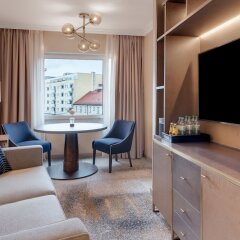 Отель Hilton Munich City Германия, Мюнхен - 9 отзывов об отеле, цены и фото номеров - забронировать отель Hilton Munich City онлайн комната для гостей фото 7