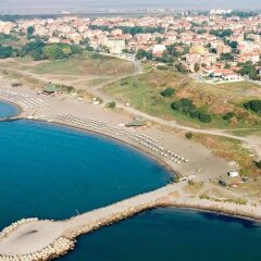 Отель Lazuren Briag Болгария, Бургас - отзывы, цены и фото номеров - забронировать отель Lazuren Briag онлайн пляж фото 2