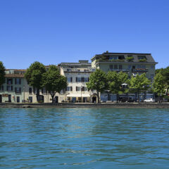 Отель Europa (Desenzano Del Garda) Дезенцано-дель-Гарда приотельная территория
