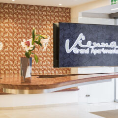 Отель Vienna Grand Apartments DANUBE Австрия, Вена - отзывы, цены и фото номеров - забронировать отель Vienna Grand Apartments DANUBE онлайн интерьер отеля фото 2