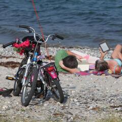 Отель Ajstrup Beach Camping & Cottages Дания, Орхус - отзывы, цены и фото номеров - забронировать отель Ajstrup Beach Camping & Cottages онлайн спортивное сооружение