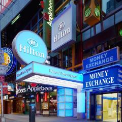 Отель Hilton Times Square США, Нью-Йорк - отзывы, цены и фото номеров - забронировать отель Hilton Times Square онлайн вид на фасад
