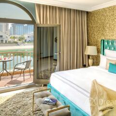 Отель Dream Inn Dubai-Luxury Palm Beach Villa комната для гостей