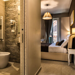Отель Guest House Grazioli Италия, Рим - отзывы, цены и фото номеров - забронировать отель Guest House Grazioli онлайн ванная