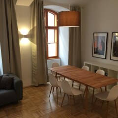 Апартаменты Apartments near Rathaus комната для гостей фото 4