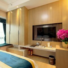 Апартаменты Guangzhou Chimelong Heefun International Service Apartment Гуанчжоу удобства в номере фото 2