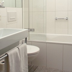 Отель Hauser Swiss Quality Hotel Швейцария, Санкт-Мориц - отзывы, цены и фото номеров - забронировать отель Hauser Swiss Quality Hotel онлайн ванная