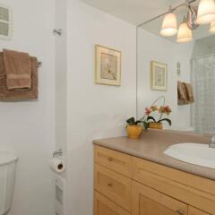 Отель Kitsilano Garden Suites Канада, Ванкувер - отзывы, цены и фото номеров - забронировать отель Kitsilano Garden Suites онлайн ванная