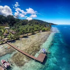 Отель Tahaa Village - Luxury fare d'hôtes пляж фото 2