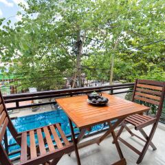 Отель Hoa Thu Homestay балкон