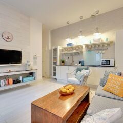 Апартаменты Lion Apartments - Scandi Love III Сопот комната для гостей фото 5