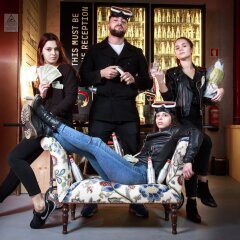 Отель Zero Box Lodge Porto Порту гостиничный бар