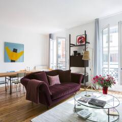 Отель onefinestay - Montparnasse Apartments Франция, Париж - отзывы, цены и фото номеров - забронировать отель onefinestay - Montparnasse Apartments онлайн комната для гостей фото 2