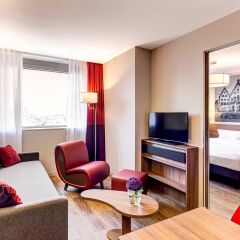 Отель Aparthotel Adagio Frankfurt City Messe комната для гостей фото 3