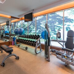 Отель Dusit Suites Hotel Ratchadamri, Bangkok Таиланд, Бангкок - 1 отзыв об отеле, цены и фото номеров - забронировать отель Dusit Suites Hotel Ratchadamri, Bangkok онлайн фитнесс-зал фото 3