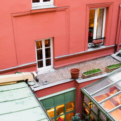 Отель Hôtel Jardin le Bréa балкон