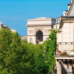 Отель Hôtel Champs Elysees Friedland балкон