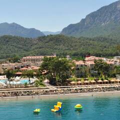 Отель Crystal Aura Beach Resort Кемер пляж