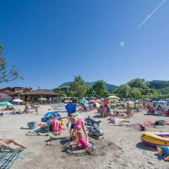 Отель Camping Continental Lido Вербания пляж