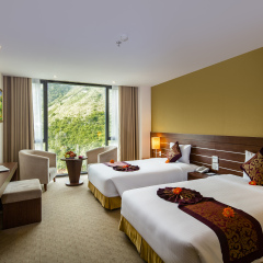 Muong Thanh Grand Nha Trang Hotel комната для гостей