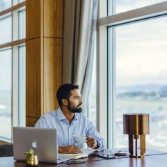 Отель Fairmont Vancouver Airport In-Terminal Hotel Канада, Ричмонд - 1 отзыв об отеле, цены и фото номеров - забронировать отель Fairmont Vancouver Airport In-Terminal Hotel онлайн в номере фото 2