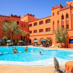 Отель Hôtel Farah Al Janoub Марокко, Уарзазат - отзывы, цены и фото номеров - забронировать отель Hôtel Farah Al Janoub онлайн бассейн фото 3