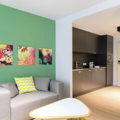 Отель Hilton Garden Inn Brussels City Centre Бельгия, Брюссель - 4 отзыва об отеле, цены и фото номеров - забронировать отель Hilton Garden Inn Brussels City Centre онлайн комната для гостей фото 5