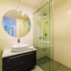 Отель Oxygen Central Apartments Польша, Варшава - отзывы, цены и фото номеров - забронировать отель Oxygen Central Apartments онлайн ванная фото 6
