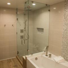 Отель Hilton Garden Inn Los Angeles Montebello Монтебелло ванная