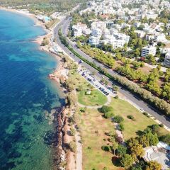 Отель Parthenis Riviera Hotel Греция, Вула - 1 отзыв об отеле, цены и фото номеров - забронировать отель Parthenis Riviera Hotel онлайн пляж фото 2