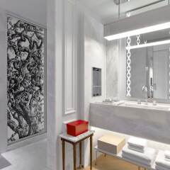 Отель Baccarat Hotel and Residences New York США, Нью-Йорк - отзывы, цены и фото номеров - забронировать отель Baccarat Hotel and Residences New York онлайн ванная