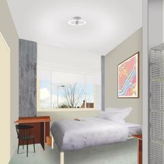 Отель ClinkNOORD - Hostel Нидерланды, Амстердам - 4 отзыва об отеле, цены и фото номеров - забронировать отель ClinkNOORD - Hostel онлайн комната для гостей