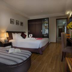 Отель Hanoi Focus Hotel Вьетнам, Ханой - отзывы, цены и фото номеров - забронировать отель Hanoi Focus Hotel онлайн комната для гостей фото 3