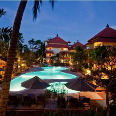 Отель White Rose Kuta Resort, Villas & Spa бассейн фото 3