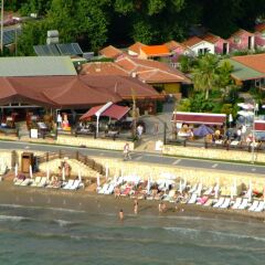 Altinkum Bungalows Турция, Сиде - отзывы, цены и фото номеров - забронировать отель Altinkum Bungalows онлайн пляж фото 2