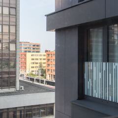 Отель New Modern Apartment with Zizkov Parking Чехия, Прага - отзывы, цены и фото номеров - забронировать отель New Modern Apartment with Zizkov Parking онлайн балкон