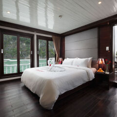 Отель Halong Aclass Stellar Cruise Халонг комната для гостей фото 5