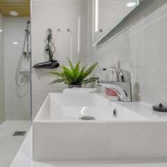 Апартаменты Kotimaailma Apartments Albertinkatu 27B ванная